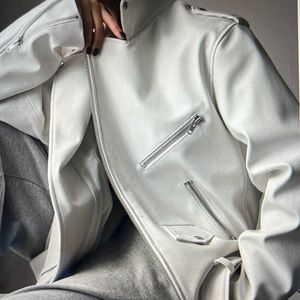 The Frankie Shop Aria Faux Leather Jacket